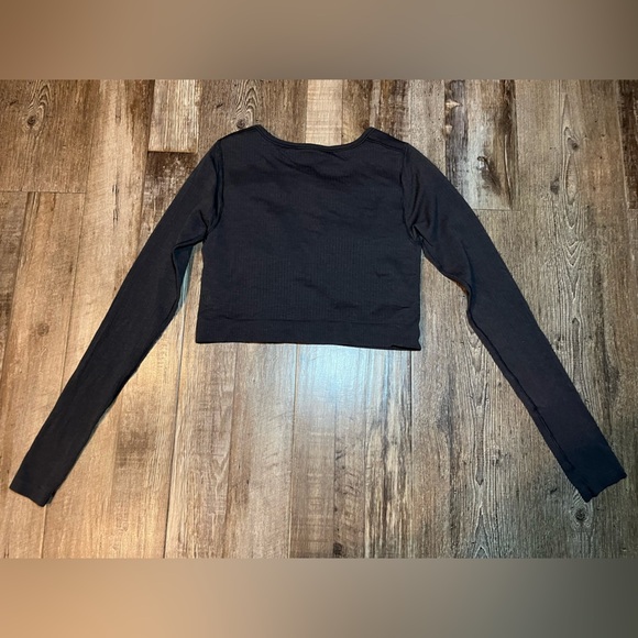 Lululemon Ebb to Street Long Sleeve Black Size 8 - Picture 6 of 7